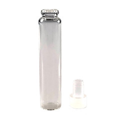 Flacon "échantillon" 2ml verre blanc avec bouchon pression