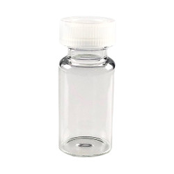 Flacon "monodose" 10ml + capsule inviolable PE naturel