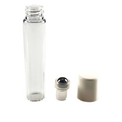 Flacon verre  "roll-on" 5ml verre blanc