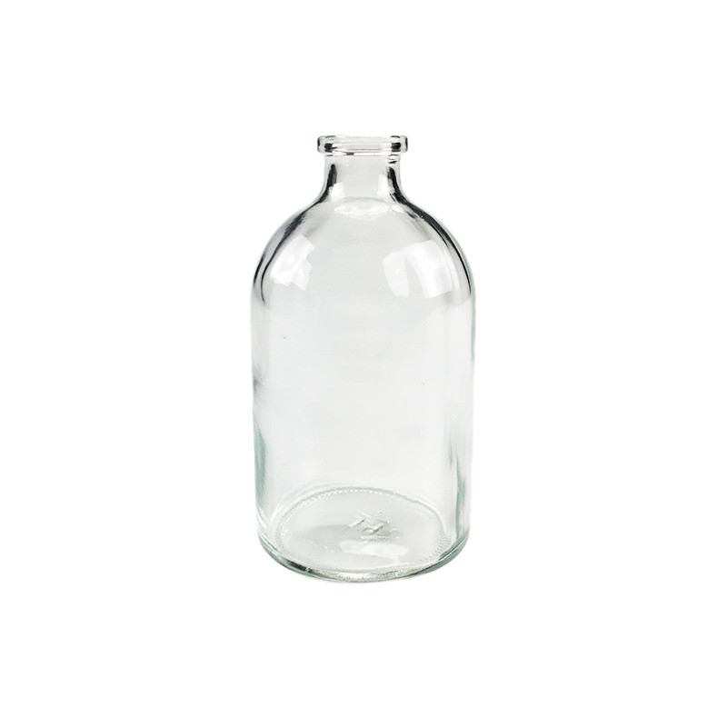 FLACON ANTIBIOTIQUE 100ML VERRE BLANC  BAGUE WI20