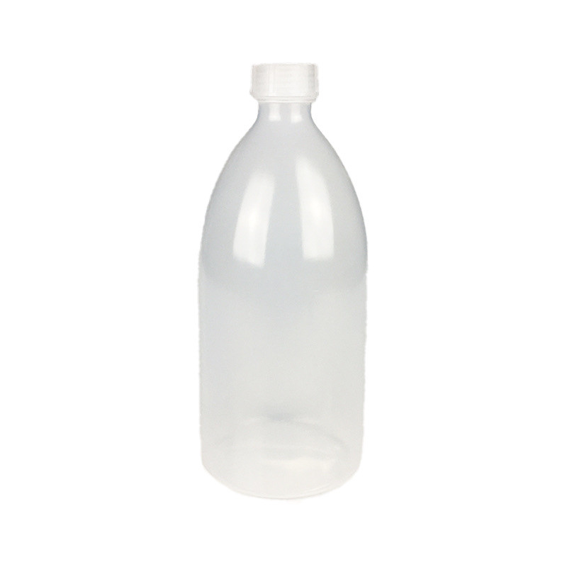 FLACON CONIQUE 1000ML CE PEBD NATUREL AVEC BOUCHON