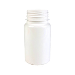 Pilulier Biodégradable 100ml PLA (Bioplastic) blanc bague TE38