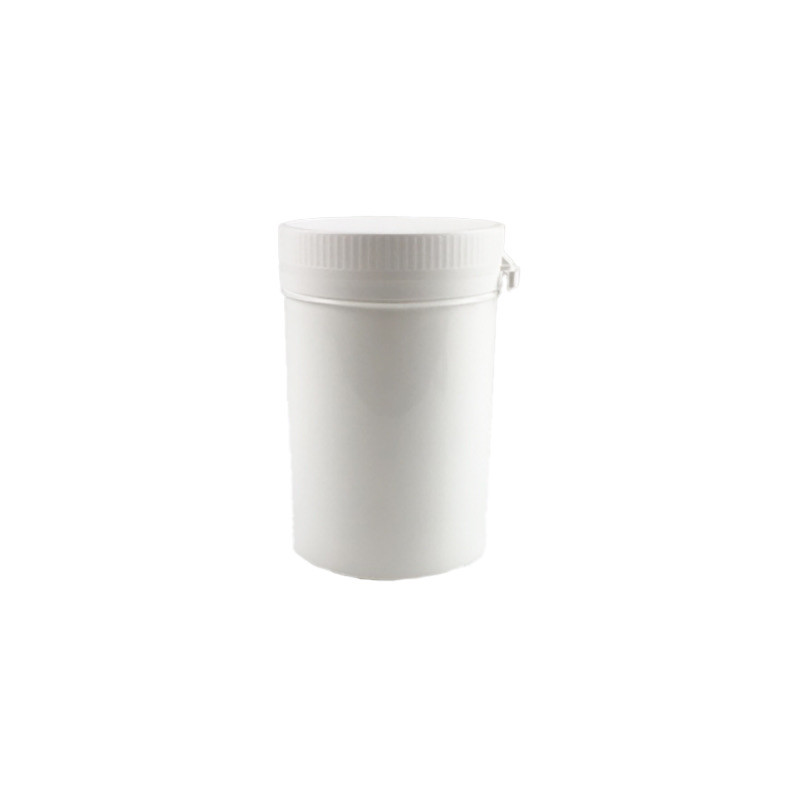 POT ROND SNAP SECURE  265ML PP BLANC + CAPE PEBD