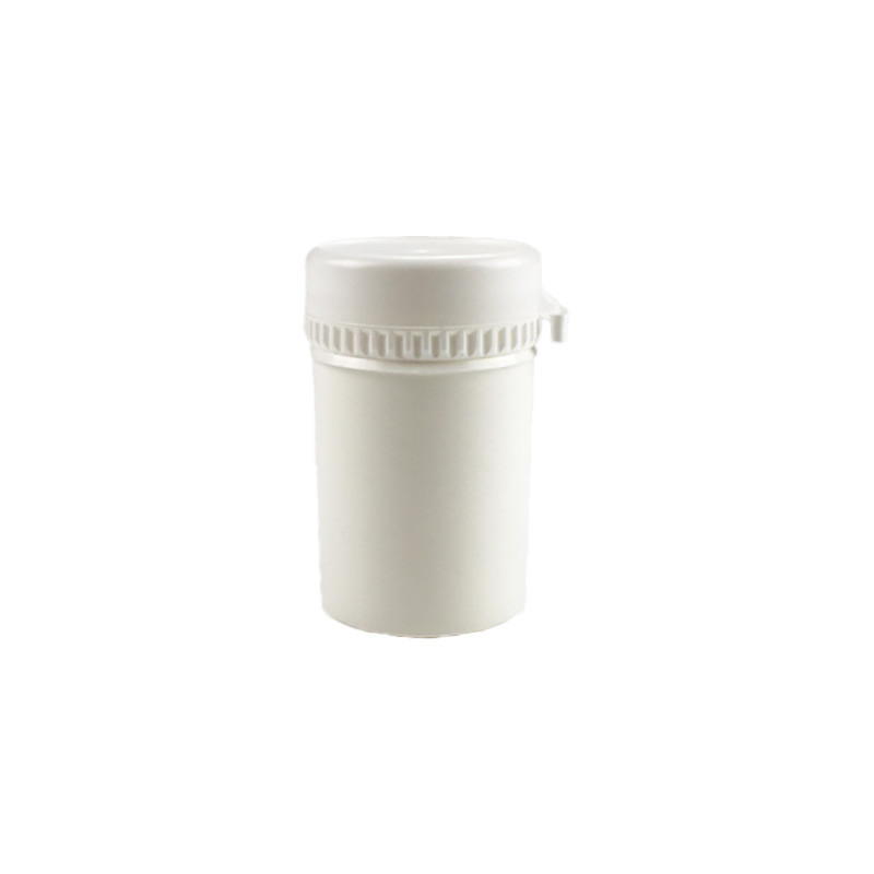 POT ROND SNAP SECURE  45ML PP BLANC + CAPE PEBD