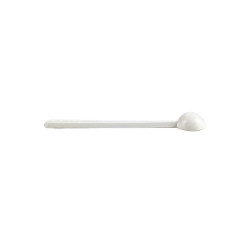 CUILLÈRE DOSEUSE 0,30ML PP BLANC MANCHE COURT