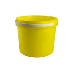 SEAU CONIQUE 5,2L PP JAUNE