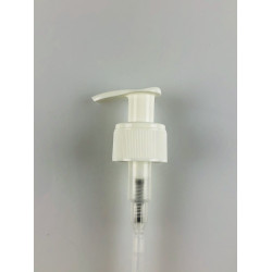 Flacon de sirop en verre transparent 200 ml filetage PP28 avec mini  vaporisateur à gâchette 28/410 blanc, longueur de tuyau 146 mm